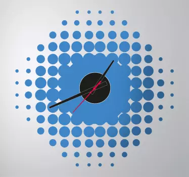 Naklejka rozproszony zegar - TenStickers