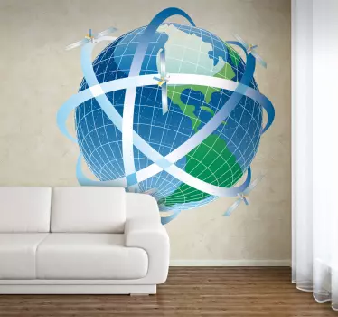 Naklejka satelity ziemskie - TenStickers
