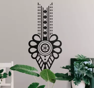 Naklejka ścienna abstrakcja Parzenica - TenStickers