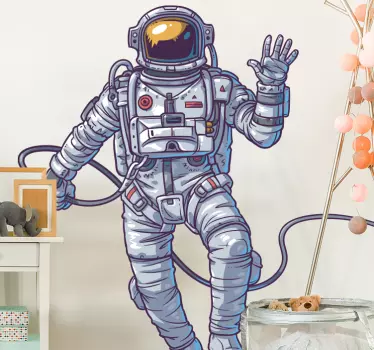 Naklejka ścienna astronauta - TenStickers