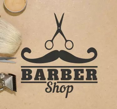 Naklejka ścienna Barber shop - TenStickers