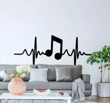 Naklejka ścienna DJ Nutka w takcie - TenStickers
