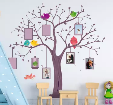 Naklejka ścienna drzewo genealogiczne własny projekt - TenStickers