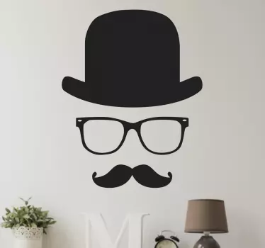 Naklejka ścienna Gentleman - TenStickers