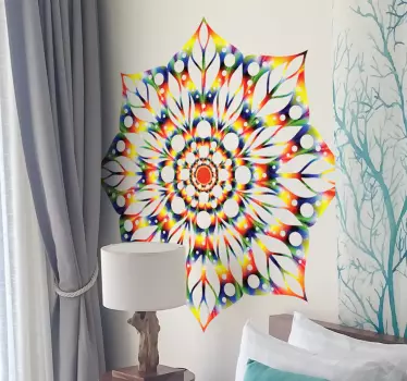 Naklejka ścienna hipnotyczna mandala - TenStickers