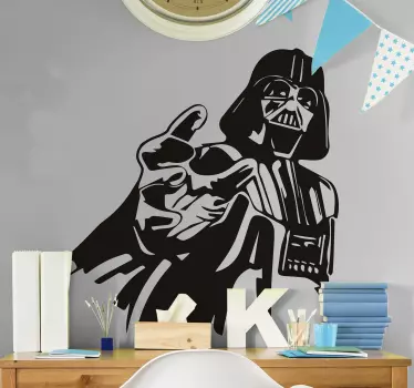 Naklejka ścienna kino Darth Vader - TenStickers