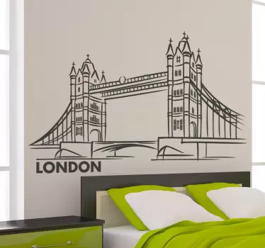 Naklejka ścienna London Bridge - TenStickers