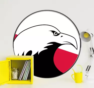 Naklejka ścienna Polski orzeł - TenStickers