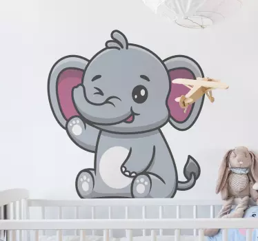 Naklejka ścienna Słoniątko - TenStickers