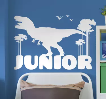 Naklejka ścienna Spersonalizowana nazwa t-rex - TenStickers