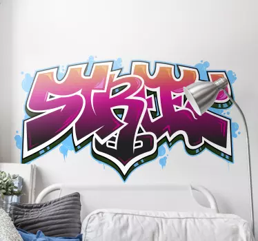 Naklejka ścienna Sztuka uliczna graffitti  - TenStickers