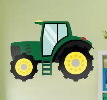 Naklejka ścienna Traktor - TenStickers