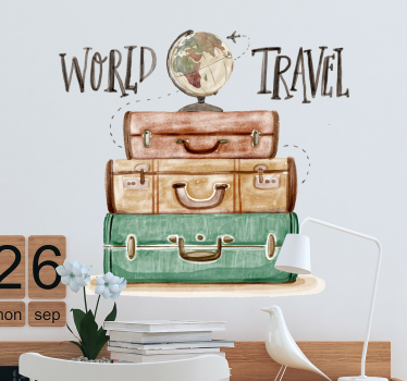 Naklejka ścienna World Travel - TenStickers