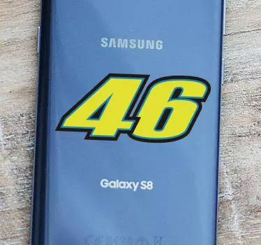 Naklejka na telefon Samsung Spersonalizowany numer - TenStickers