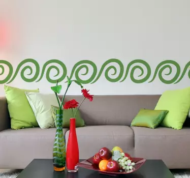 Naklejka spirala bordiura - TenStickers