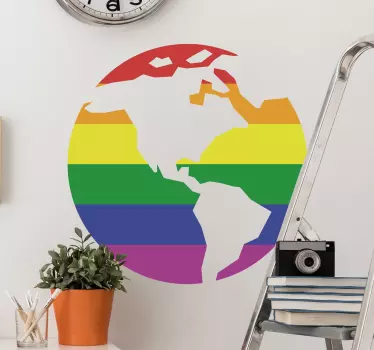 Naklejka świat homoseksualny - TenStickers