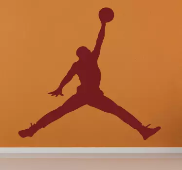 Naklejka sylwetka Michael Jordan - TenStickers