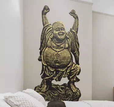 Naklejka szcześliwa Budda - TenStickers