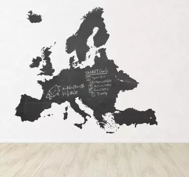 Naklejka tablica kredowa Europa - TenStickers