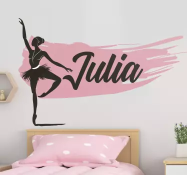 Naklejka tańcząca baletnica - TenStickers
