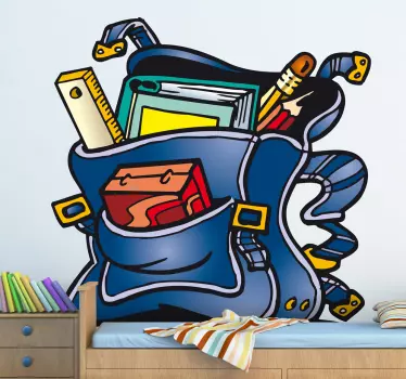 Naklejka tornister szkolny - TenStickers
