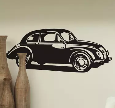 Naklejka vintage auto - TenStickers