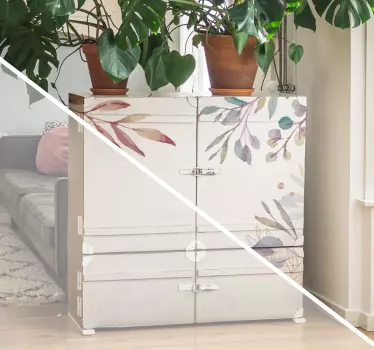 Okleina meblowa w stylu art vintage - TenStickers