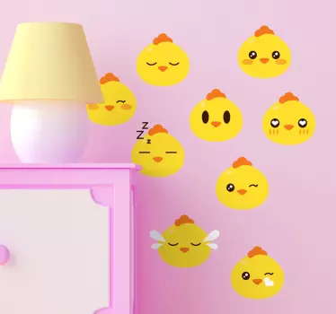 Naklejka winylowa kurczaczki - TenStickers