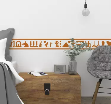 Naklejka z egipskim hieroglifem - TenStickers