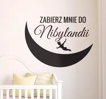 Naklejka z napisem Piotruś Pan - TenStickers