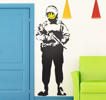 Naklejka na ścianę sztuka Banksy - TenStickers