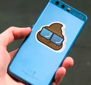 Naklejka na telefon Huawei Kupa w okularach - TenStickers