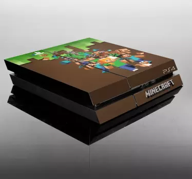 Naklejka na PS4 Minecraft - TenStickers