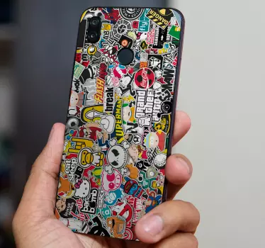 Naklejka na telefon Huawei Moc naklejek - TenStickers