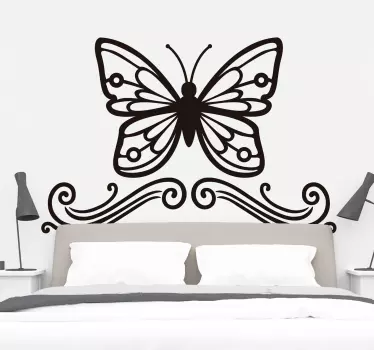 Naklejka na ścianę motyle motyl ozdobny - TenStickers