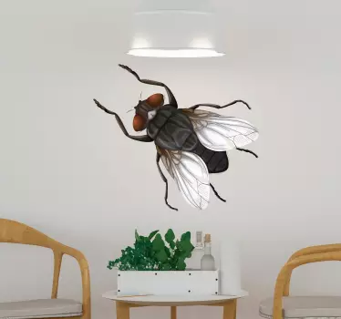 Naklejka na ścianę insekty mucha insekt - TenStickers