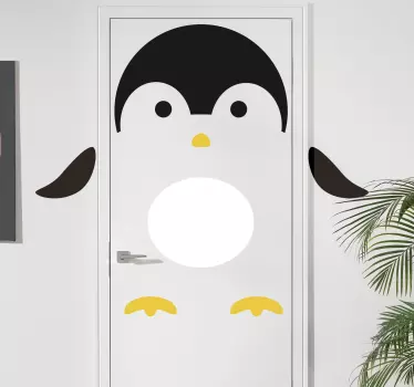 Naklejka na ścianę dla dzieci pingwin zwierzęta - TenStickers