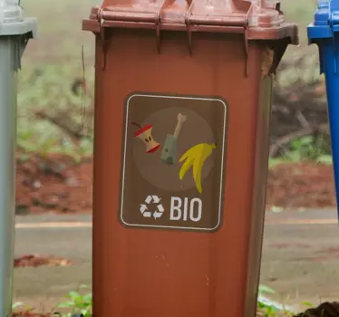 Naklejka na ścianę plakaty Segregacja odpadów BIO - TenStickers