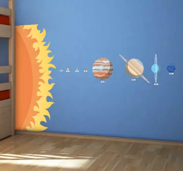Naklejka na ścianę dla dzieci Układ Słoneczny - TenStickers