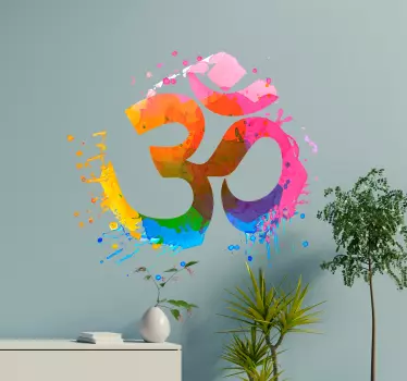 Naklejka na ścianę do sypialni wzór rysunek joga - TenStickers