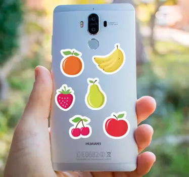 Naklejka na telefon Huawei Zestaw owoców - TenStickers