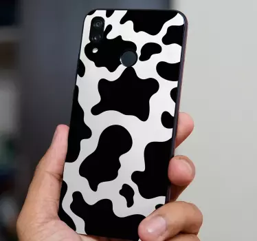 Naklejka na telefon Huawei Skóra krowy na Huawei - TenStickers