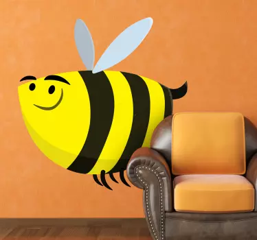 Naklejka zabawna pszczoła - TenStickers