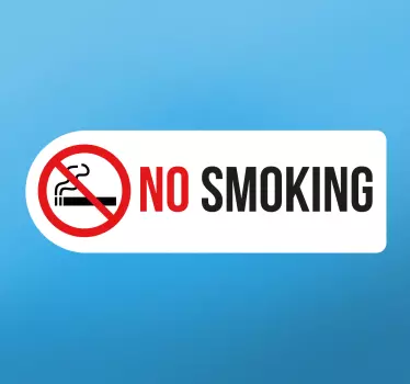 Naklejka - Zakaz palenia znak - TenStickers
