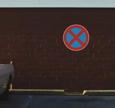 Naklejka zakaz parkowania - TenStickers