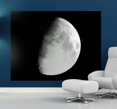 Naklejka na ścianę zdjęcie księżyc - TenStickers