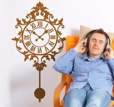 Naklejka zegar na ścianę - TenStickers
