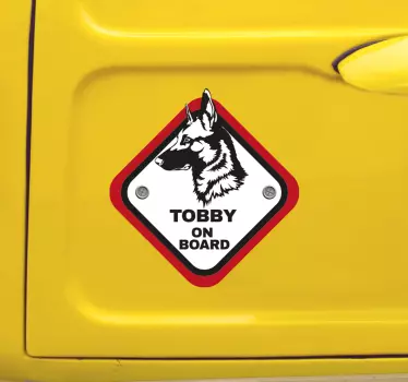 Naklejka zwierzak na pokładzie - TenStickers