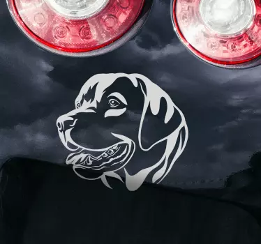 Naklejka na samochód zwierzęta domowe naklejka rottweillera - TenStickers