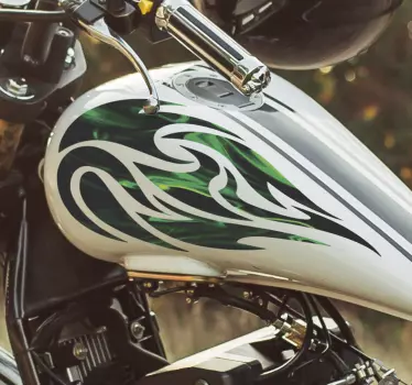 Naklejka na motocykl tribal płomień - TenStickers